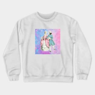 French nobility dance watercolor Crewneck Sweatshirt